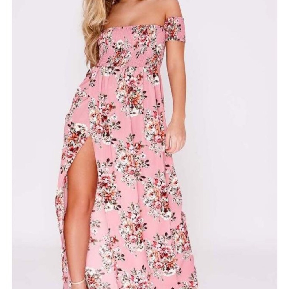 In The Style x Billie Faiers floral maxi dress